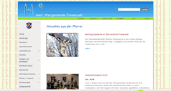 Desktop Screenshot of pfarrei-fuerstenzell.de
